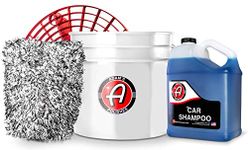 Adam's Polishes Car Wash Kit Complete With Bucket & Grit Guard - Auto Detailing & Car Cleaning Kit | pH Best Car Wash Soap For Snow Foam Cannon, Foam Gun, Car Soap Wash For Pressure Washer