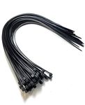 Cable Ties - 450mm x 4.8mm - 17.7" Extra Long Tie Wraps - Nylon Zip Ties (50, Black)