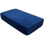 Super Soft Stretchy Fitted Crib Bed Sheet for Standard Crib and Toddler Mattress by BlueSnail (dark blue, 1pk)