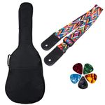 DEVICE OF URBAN INFOTECH Guitar Bag with Guitar Strap Belt & Guitar Picks for 38, 39, 40, 41 inch Guitar Cover Gig Bag for Yamaha/Pacifica/Juarez/Fender & All Acoustic Guitar Bag