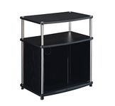 Convenience Concepts 151056 TV Stand with Cabinet for Flat Panel TV's Up to 25-Inch or 50-Pounds