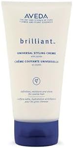 Aveda Brilliant Universal Styling Creme | Defines Texture | Seals in Moisture | Adds Shine | for Medium to Thick Curly & Coily Hair Types, 5 Fl Oz