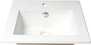 ALFI brand ABC801 Bathroom Sink, Wh