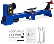 GarveeTech Wood Lathe, 14 in x 40 in, Power Wood Turning Lathe 400W, 4 Speed 1040/1480/2130/2980RPM, Benchtop Wood Lathe for High Speed Sanding and Polishing of Finished Work