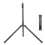 TARION Studio Light Stand 190cm Portable Photographic Lighting Tripod Stand Foldable Photo Stand Boom Aluminum Professional Lighting Stand for Photography Reflector Umbrella Softbox (FLS-20T)