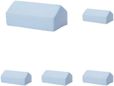 DMI Leg Elevation Bolster Pillow, Ankle and Knee Support, Leg Elevation, Back, Lumbar and Neck Relief, 16.5 x 10 x 7 in, Blue (Pack of 5)