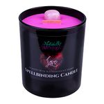 Naturally Wicked Spellbinding Love Candle | Scented Crystal Spell Candle | Inc Unique Candle Gift Box