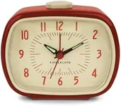 Kikkerland - AC08-R Retro Alarm Clock, 1 EA, Red