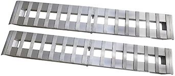 GEN-Y Hitch GH-102595 Heavy Duty Foldable Aluminum Loading Ramps for Motorcycle, Dirt Bike, Golf Cart, UTV, ATV - 8FT Length, Folds to 4FT - 6,000 LB Max Load per Pair