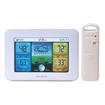 AcuRite 02041M Color Weather Station with Forecast, Temperature, Humidity,White