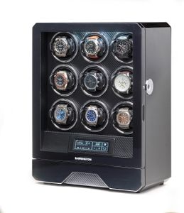 Barrington Automatic Watch Winder for 9 Watches – Quiet Motor