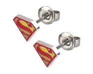 DC Comics Superman Logo Earrings