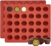 JOERSH 2pcs 30-Cavity Chocolate Can