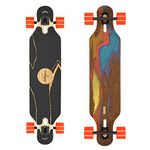 Loaded Boards Icarus Bamboo Longboard Skateboard Complete w/ 80mm 80a Kegels (Flex 1)