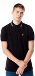 TROJAN Mens Pique Tipped Polo Shirt, Trojan, 3XL