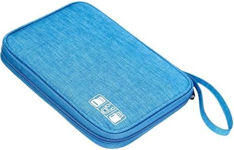 YOKONICO Electronics Organizer Bag, Cord Organizer Travel, Portable Tech Bag, Travel Cable Case, Travel Essentials for Cord/Charger/Tech Storage/Power Bank/Earphone/USB/SD/Electronic Accessories