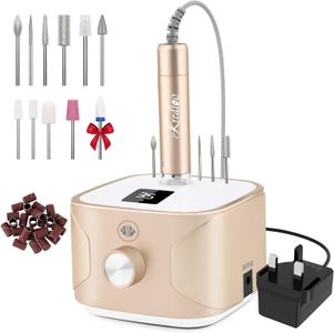 Kredioo 35,000RPM Nail Drill – Gold Electric Manicure Tool