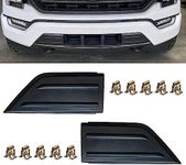 KYYET Driver and Passenger Front Bumper Guards Pads Inserts End Caps Cover Grill Compatible with F150 F-150 2021 2022 2023