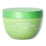 Briogeo Superfoods Avocado + Kiwi Mega Moisture Mask, Protein-Free, Deep Hydration, Enhance Shine, Vegan, Phalate & Paraben-Free - 240ml