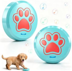 ChunHee Bells for Dog Training to Go Outside - Dog Door Bell with 36 Custom Sounds | Bell for Dogs to Ring to Go Potty | 5 Adjustable Volume(0-115dB) | Teach Puppies to Signal to Go Outside