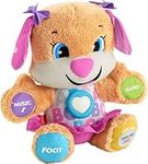 Fisher-Price Laugh & Learn Baby & Toddler Toy Smart Stages Sis Plush Dog with Music Lights & Learning Content for Ages 6+ Months​