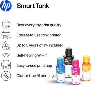 HP Smart Tank 7005 All-in-One Printer – Wireless, High Capacity Ink