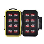 King of Flash MCSD16 Water Resistant Seal Mass Storage Memory Card Case Holder for 16 x MicroSD Micro SDHC Cards