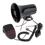 12V Loud Horn Siren For Car Vans Trucks Motorcycles Boats Warning Alarm with 150db 100W Loud Speaker