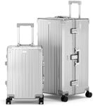 ALPHA CAMP 2-Piece Luggage Set, 20 Inch Carry-On & 30 Inch Trunk Luggage