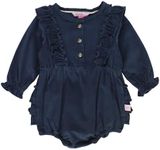 RuffleButts Dark Navy Stretch Cordu