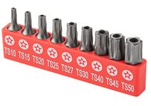 (5 Star Torx) - RAM-PRO 9Pc Torx Star 5 Point, Security Tamper Proof, Driver Bit Set - T10, 15,20,25,27,30,40,45,50 - Multifunction Damage/Shear Resistant Hollow Torque Kit