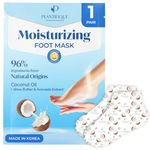 Plantifique Foot Moisturiser Socks - Hydrating Foot Mask 1 Pack Hydrating Socks for Soft Heels Intense Moisturizing and Repairing Dry Rough Skin Foot Care Korean Skincare - Mask Foot Spa