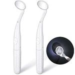 2 Pieces Dental Mouth Mirror with L