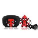 Suublg Silicone Case for Sony WF-1000XM5 Earbuds 2023, Cartoon Skin Design Charging Case Protective Cover with Cute Doll Keychain and Anti-Lost Lanyard Protection (DeadM)