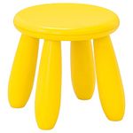 IKEA MAMMUT Children's stool, [in/outdoor/yellow] (1)