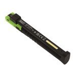 Sealey 2 COB & 1 SMD LED Rechargeable Slim Folding Pocket Light - Green - LED01G