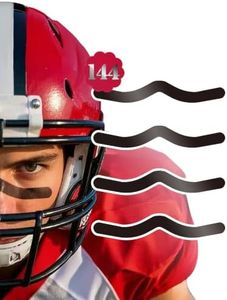 144 Pairs Eye Black Stickers, Breathable Sports Eye Strips Baseball Football Softball Face Eyeblack Stickers for Party Game Sport Supplies, Baseball Mom Accessories