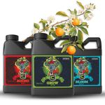 Cronk Nutrients 3-Part Kit: Micro, Grow & Bloom Base Fertilizers for Optimal Indoor & Outdoor Plant Growth - Hydroponics, Soil, Soilless Gardens - Supports Abundant Blooms - 3X 500ml