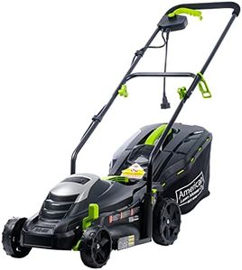 American Lawn Mower Company 50514 14" 11-Amp Corded Electric Lawn Mower, Black