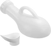 Tovee Portable Urinal for Men and Women 1200ml, Spill Proof Unisex Urinal Toilet Bottle with Snap on Lid, Male Urinals, Pee Container Men, Urinal Bottle for Car, Travel, Elderly & Incontinence