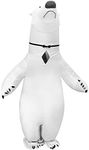 LUVSHINE Inflatable Costume Polar bear Fancy Dress Suits Blow Up Cosplay Adults