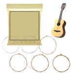 Acoustic Guitar Strings Light 80/20 Bronze Guitar Strings 11-52 Gauge for 6 String Guitars Longest-Lasting Rich and Full Tone for Acoustic Guitar Beginners Professionals Performers