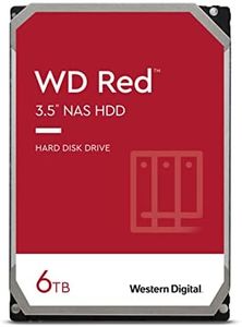 WD Red 6 TB 3.5" NAS Hard Disk Interni - 5400 RPM - WD60EFAX