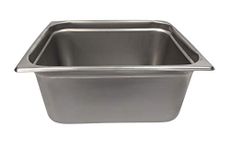 Update International NJP-506 6-Inch Half-Size Anti-Jam Steam Table Pan, Silver