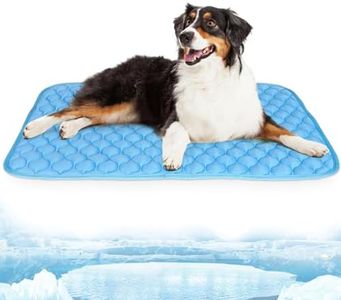 AUPETEK Dog Cooling Mat Non-Toxic Self Cooling Pad for Dogs Cats in Hot Summer Cool Pad Washable & Easy Clean