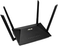 ASUS RT-AX53U (AX1800) Dual Band WiFi 6 Extendable Router, Subscription-free Network Security, Instant Guard, Parental Control, Built-in VPN, AiMesh Compatible, Gaming & Streaming, Smart Home, USB