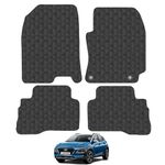 Car Mats for Hyundai Kona Hybrid 2017-2020 Tailored Fit Rubber Floor Mat Set Accessory Black Custom Fitted 4 Pieces with Clips - Anti-Slip Backing, Heavy Duty & Waterproof