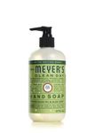 Mrs. Meyer's Clean Day Liquid Hand Soap, Iowa Pine, Cruelty Free and Biodegradable Hand Wash Made with Essential Oils, 370 ml Soap Pump Bottle