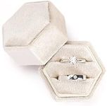 Etercycle Velvet Jewelry Ring Box, 