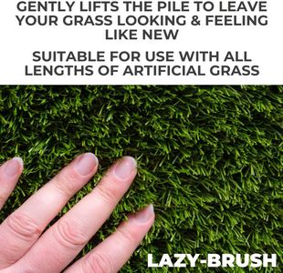 LAZY-BRUSH 1500W Artificial Grass Cleaner – Powerful Electric Brush